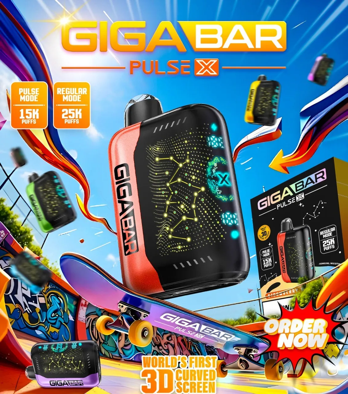 Gigabar Vape - Front View