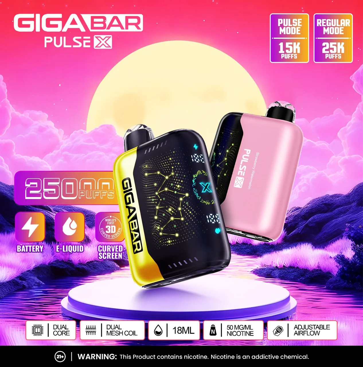 Gigabar Vape - Side View